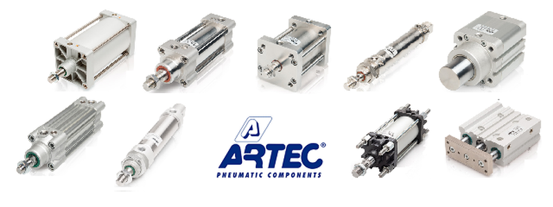 ARTEC, ARTEC Pneumatics, Pneumatic, Cylinder, Compact cylinder, Guided cylinder, Stainless steel cylinder, ISO cylinder, round cylinder, profile cylinder, stainless steel cylinder