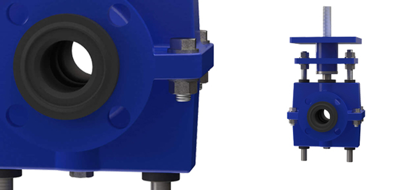 AKO, AKO pinch valve, RV series, manual handwheel operated, cylinder operated, electric operated